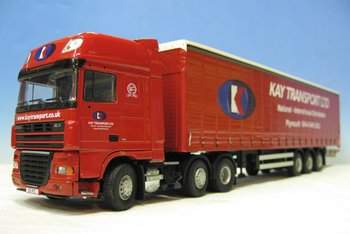 Tekno 32546 DAF Kay Transport Ltd. uit Plymouth in Engeland