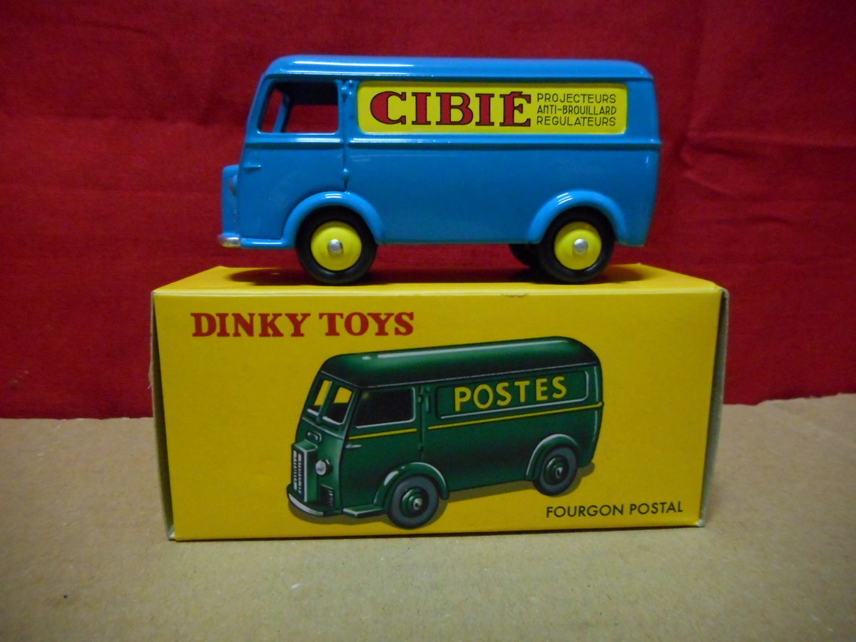 1/43 Atlas Dinky Toys 25BV Peugeot D.3.A Fourgon Postal CIBIE 
